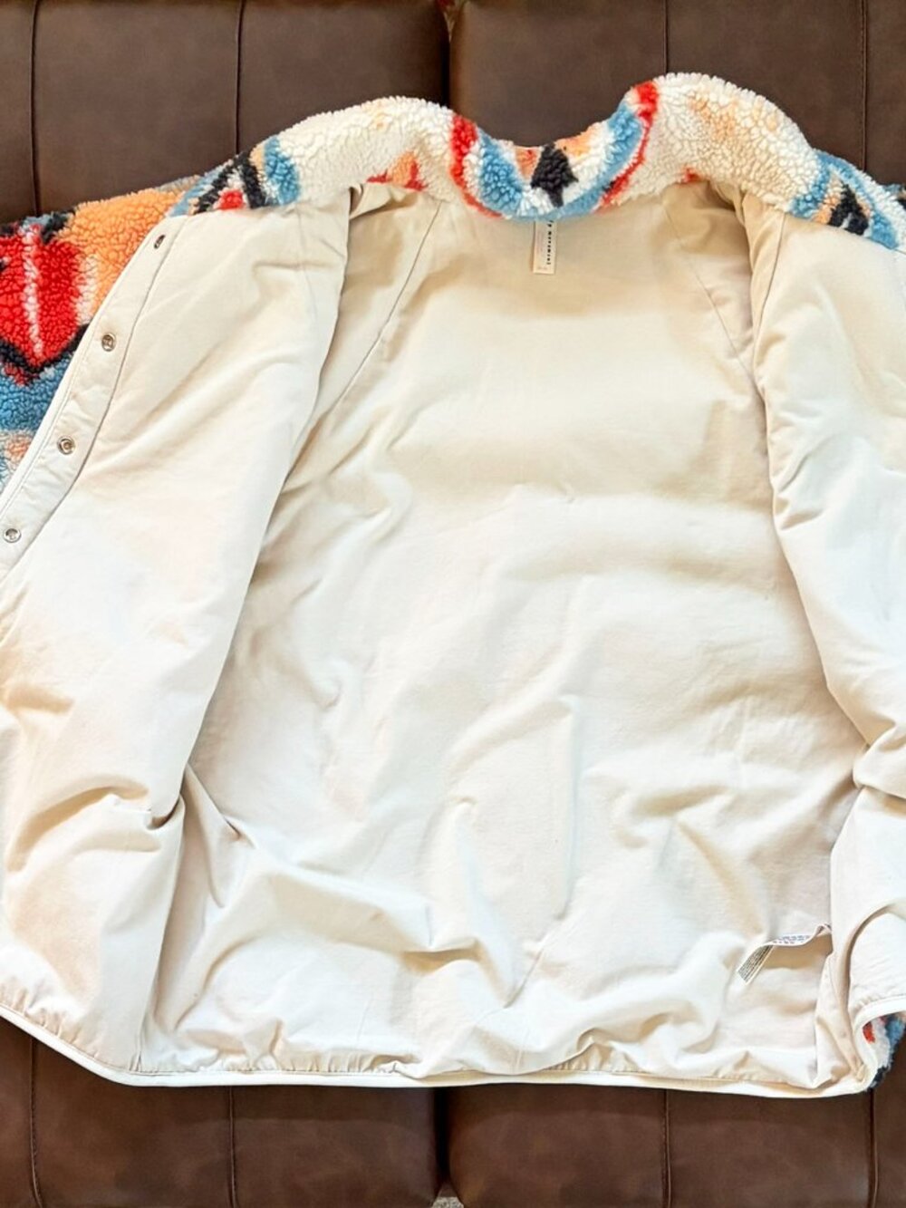 Free People Movement Rocky Ridge Printed Fleece Jacket - Size Medium • UPDATE!! - Picture 8 of 11